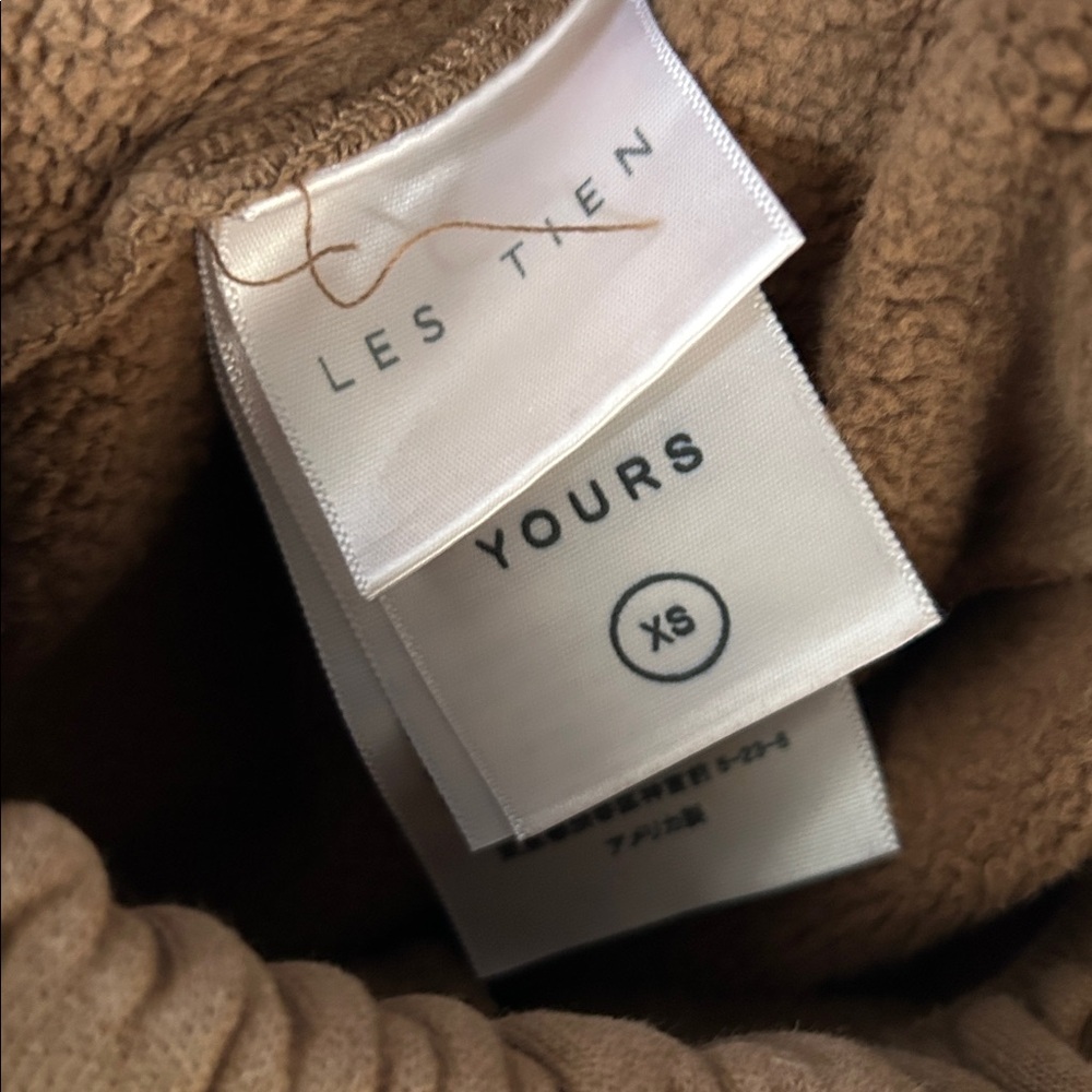 Les Tien brown ombré joggers